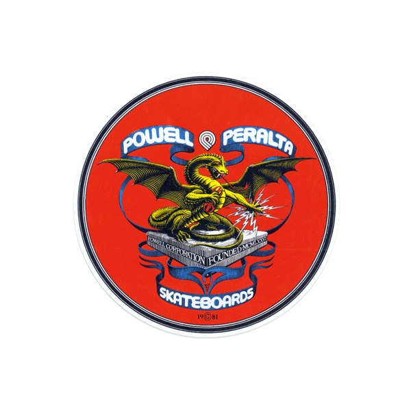 Powell - Banner Dragon Sticker