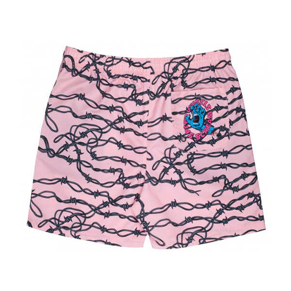 Santa Cruz - Barbed Wire Swimshort - Pink