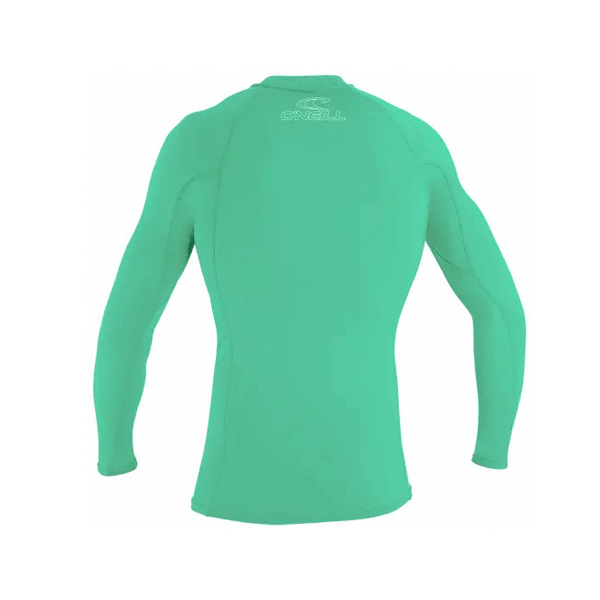 O'Neill - Youth Basic Skins L/S Rash Vest - Light Aqua SALE