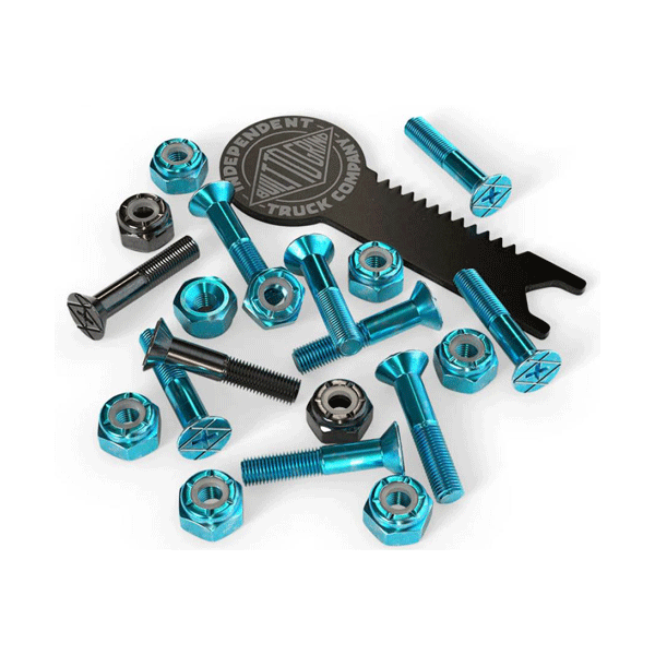 Independent - 1" Phillips Bolts - Blue/Black