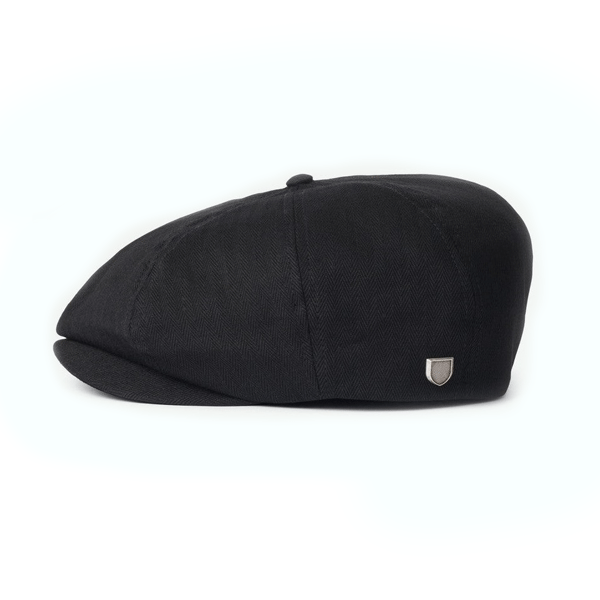 Brixton - Brood Hat - Black Herringbone SALE