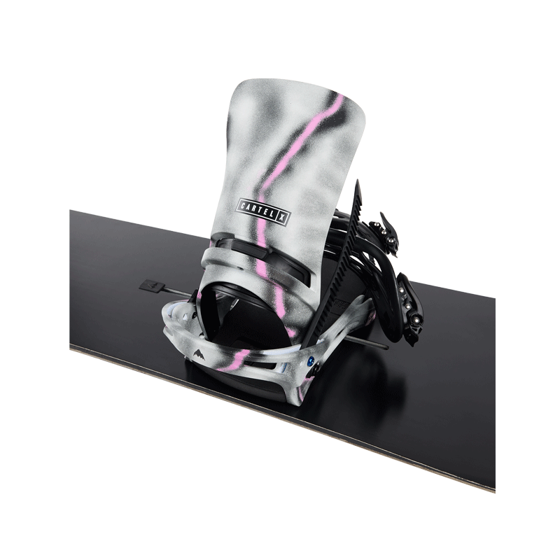 Burton - Cartel X Re:Flex Bindings - Grey/Pink NEW FOR 2025 SALE