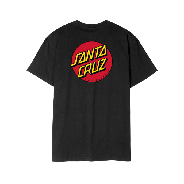 Santa Cruz - Classic Dot T-Shirt - Black