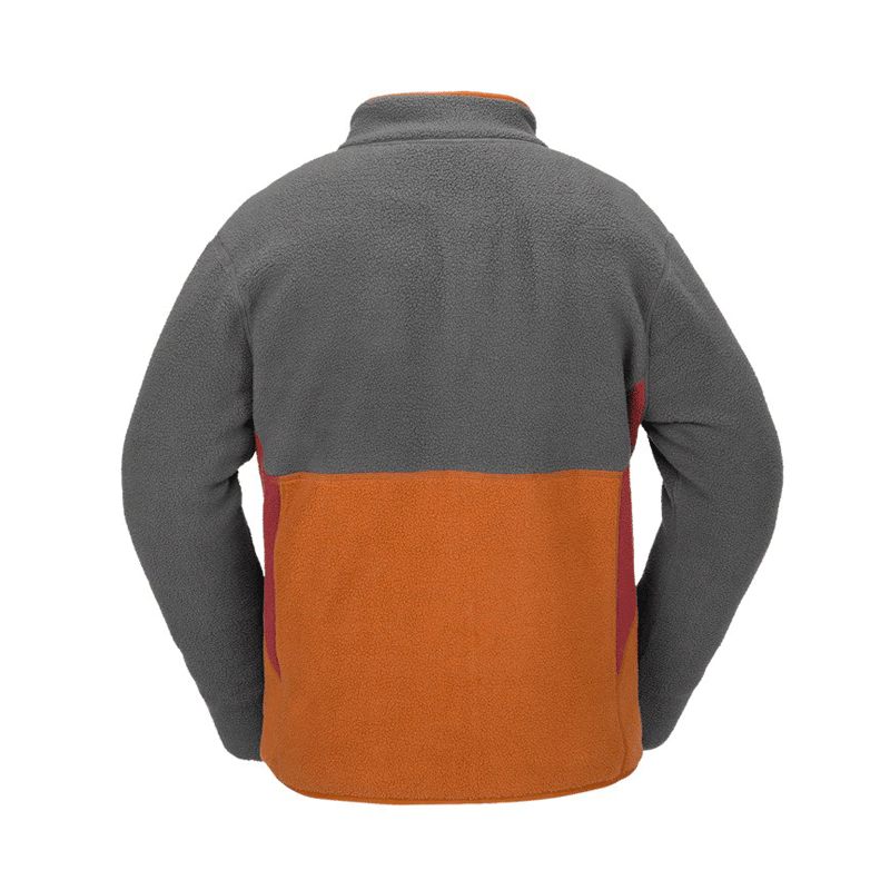 Volcom - Fleecer Full Zip Jacket - Charcoal NEW FOR 2025 SALE