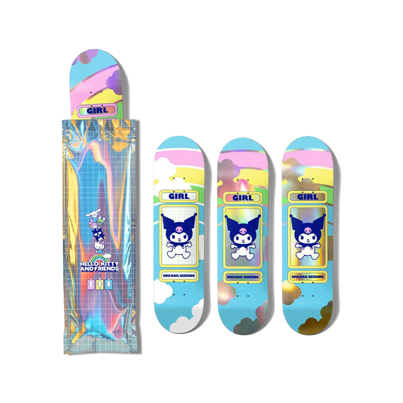 Girl - Hello Kitty Rainbow Blind Bag Breana Geering Deck - 8"