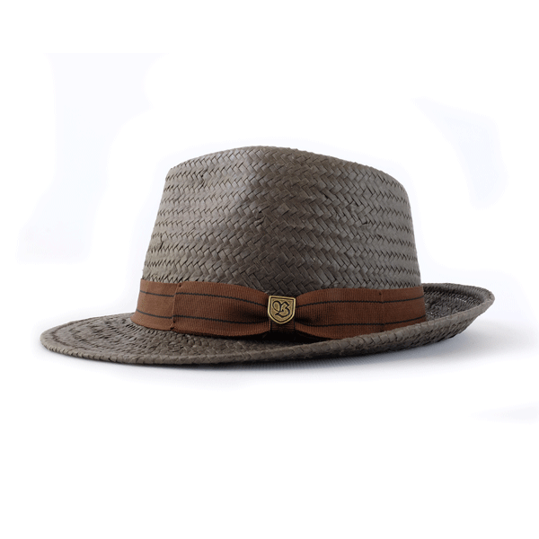 Brixton Hank Straw Hat Dark Brown SALE