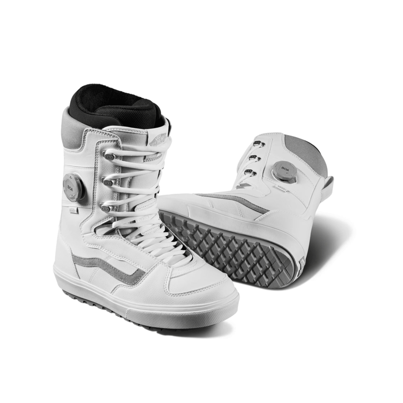 Vans - Invado OG Snowboard Boots - White/Grey NEW FOR 2025 SALE