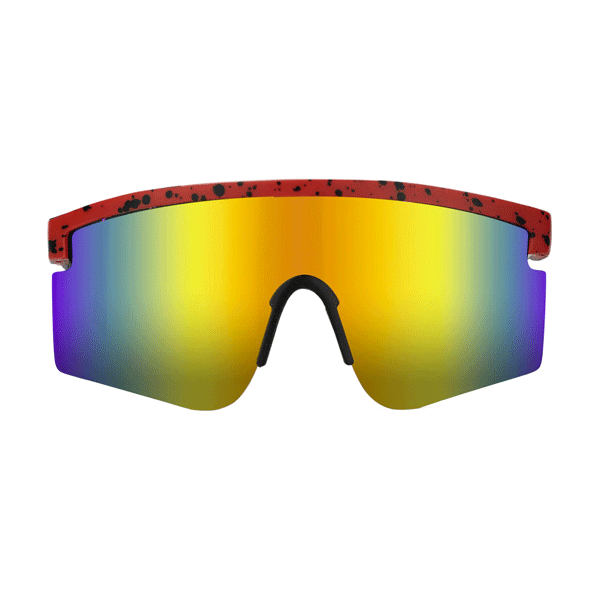 Glassy - Mojave Sunglasses - Red/Yellow
