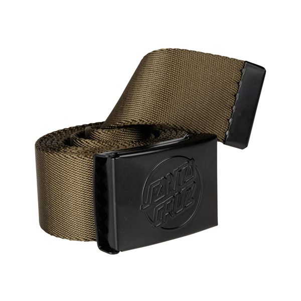 Santa Cruz - Opus Dot Emboss Belt - Uniform Green