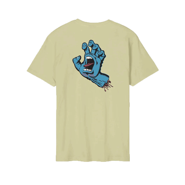 Santa Cruz - Screaming Hand T-Shirt - Faded Khaki