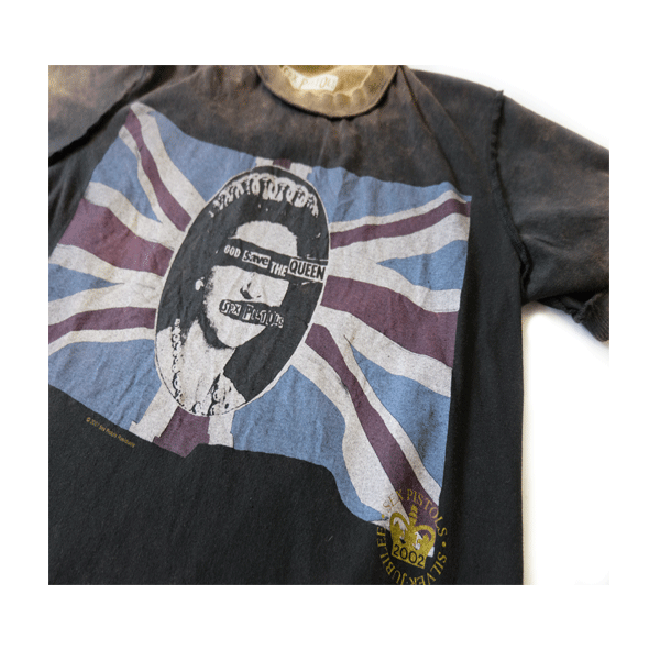 Amplified - Vintage Sex Pistols GSTQ T-Shirt - Acid Wash Black