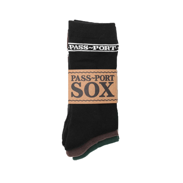 Pass Port - Hi Sox 3 Pack - Black/Forest Green/Brown