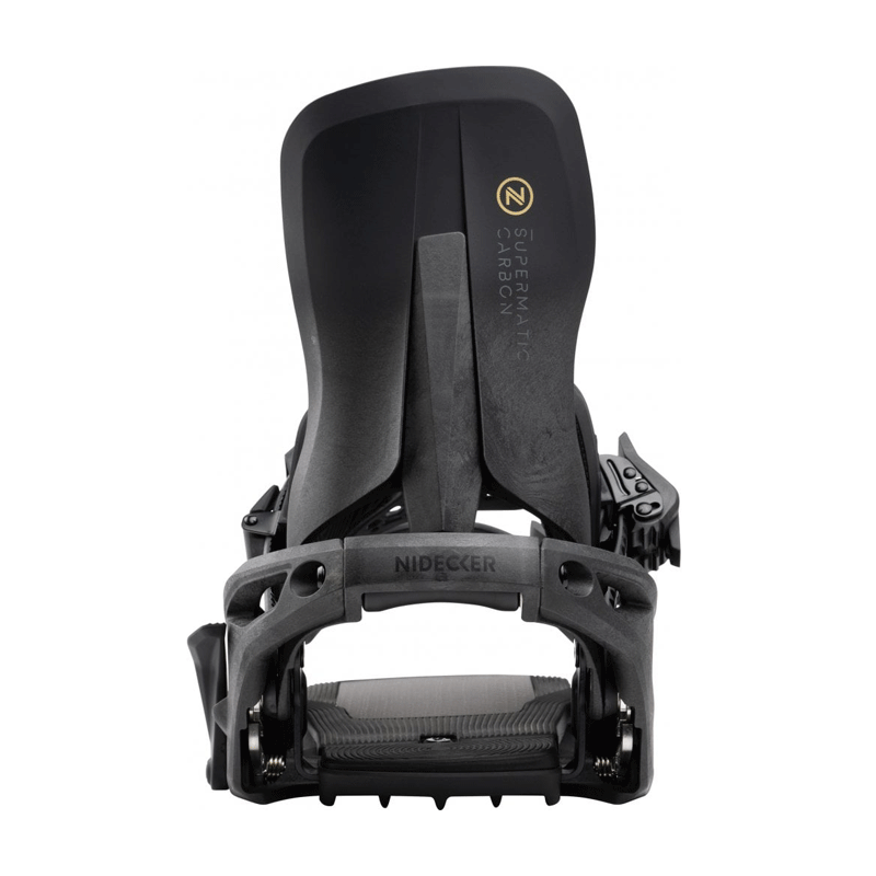 Nidecker - Supermatic Carbon Bindings - Black NEW FOR 2025