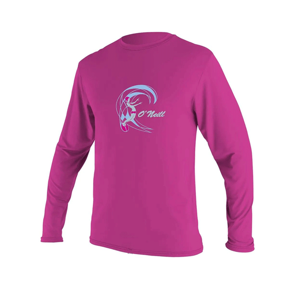 O'Neill - Toddler O'Zone L/S Sun Shirt Girls - Ultra Blue SALE