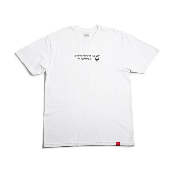 Chocolate - Waylon Too Dumb T-Shirt - White SALE