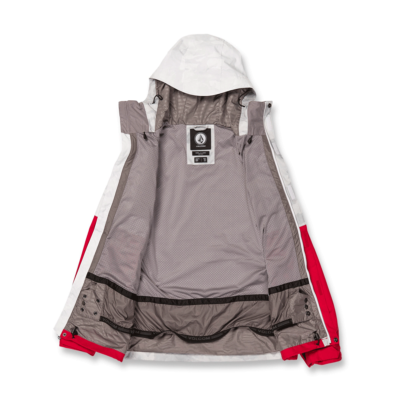 Volcom - V.Co Op Insulated Snowboard Jacket - White Camo SALE