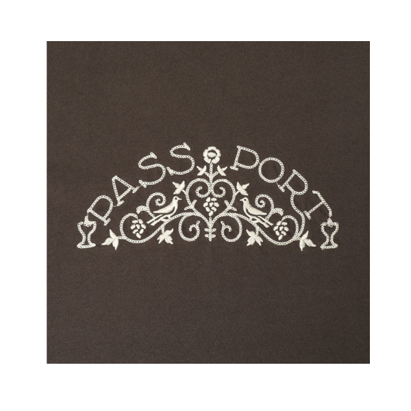 Pass Port - Vineyard Birds T-Shirt - Bark SALE