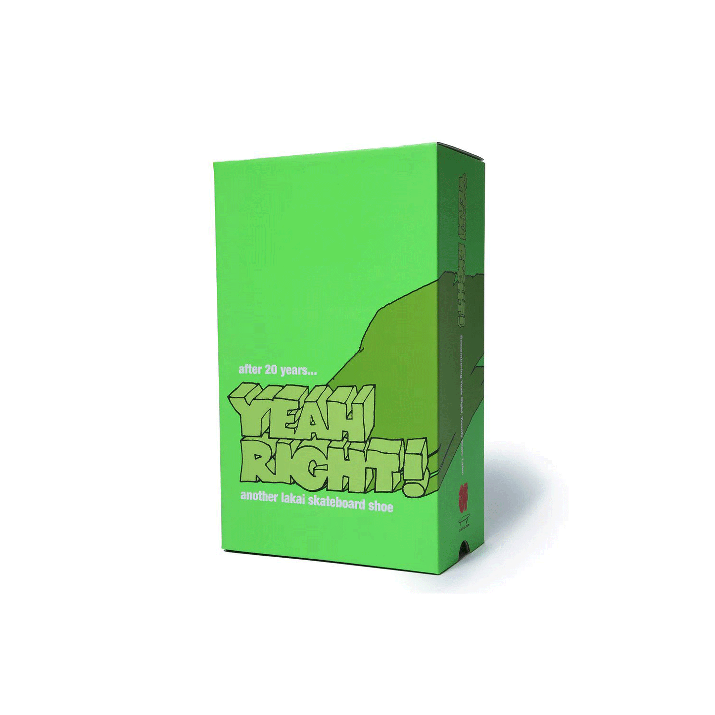 Lakai - Yeah Right Cambridge Shoes - White/UV Green SALE