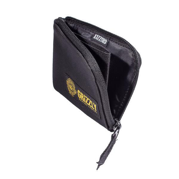 Grizzly - G Script Half Zip Wallet - Black-Magic Toast