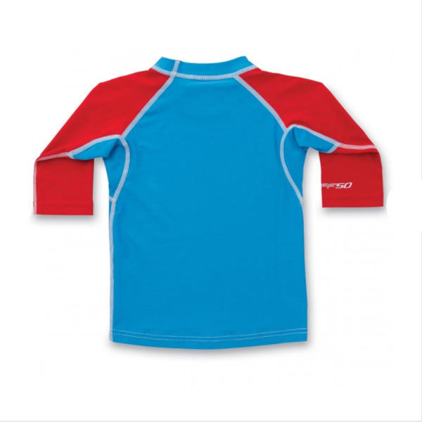 Dakine - Toddler Snug Fit Long Sleeve Rashguard - Kids Vest - Blue-Magic Toast
