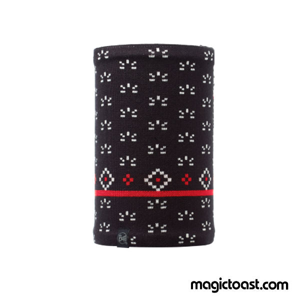 Buff - Jorden Neckwarmer Knit & Polar Reversible Black Snood/Mask/Snow-Magic Toast