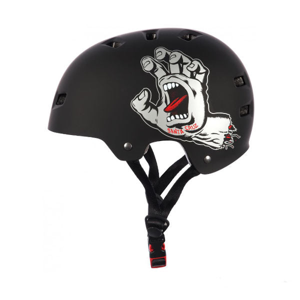 Bullet X Santa Cruz Screaming Hand Helmet Black Large/Extra Large Skateboarding-Magic Toast
