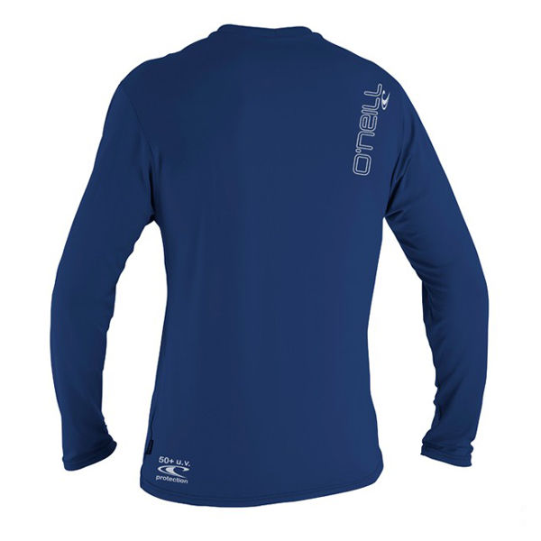 O'Neill - Toddler Skins Long Sleeved Rash Vest/Tee - Navy-Magic Toast