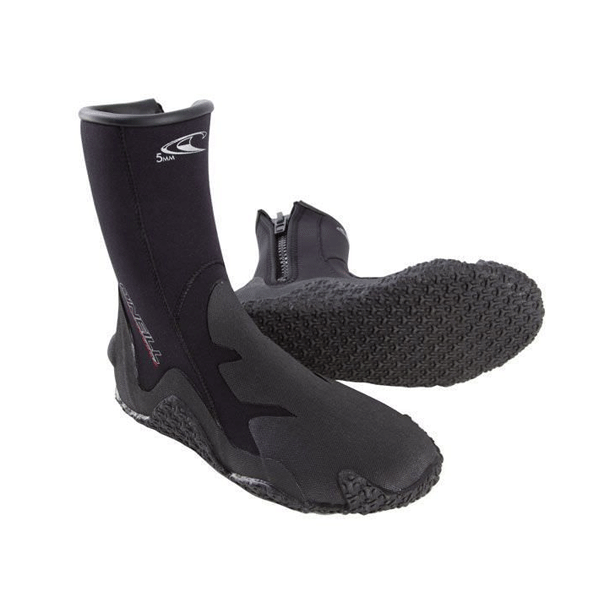 O'Neill - 5mm Zip up Wetsuit Boots - Black
