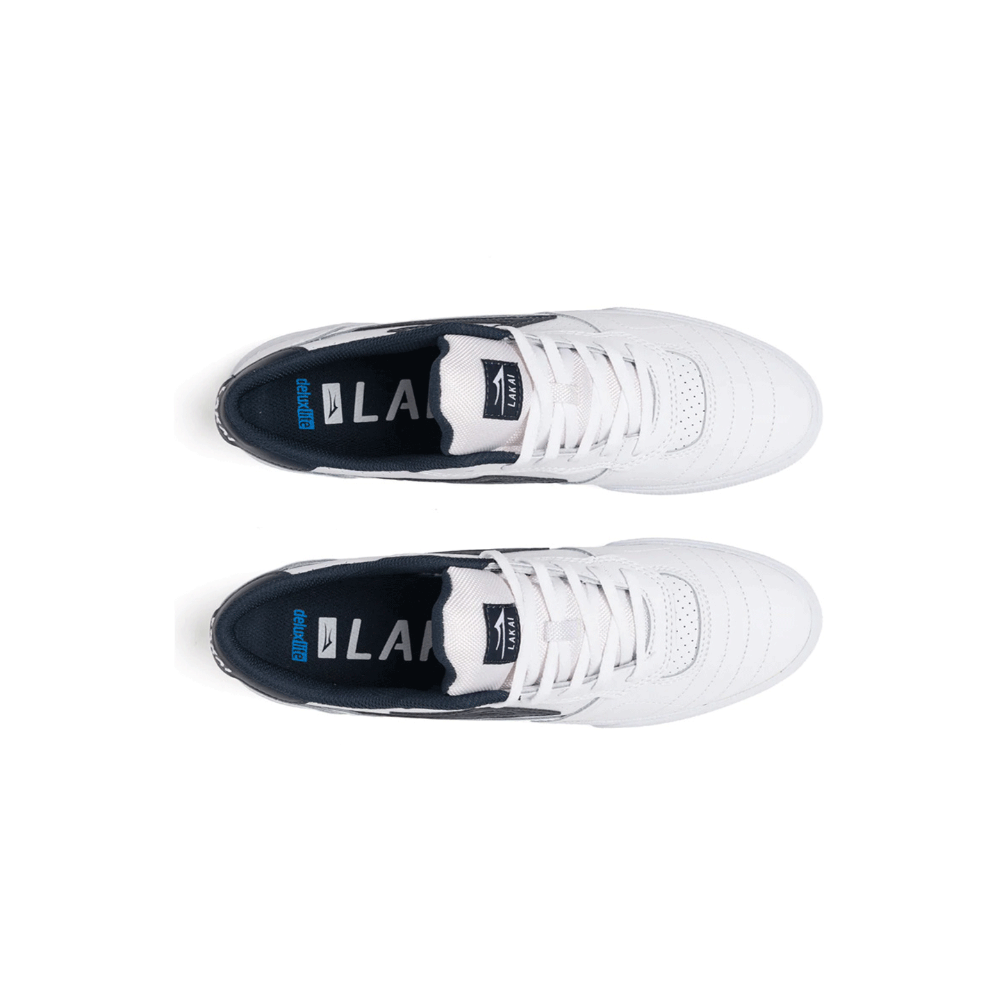 Lakai - Cambridge Leather - White/Navy SALE