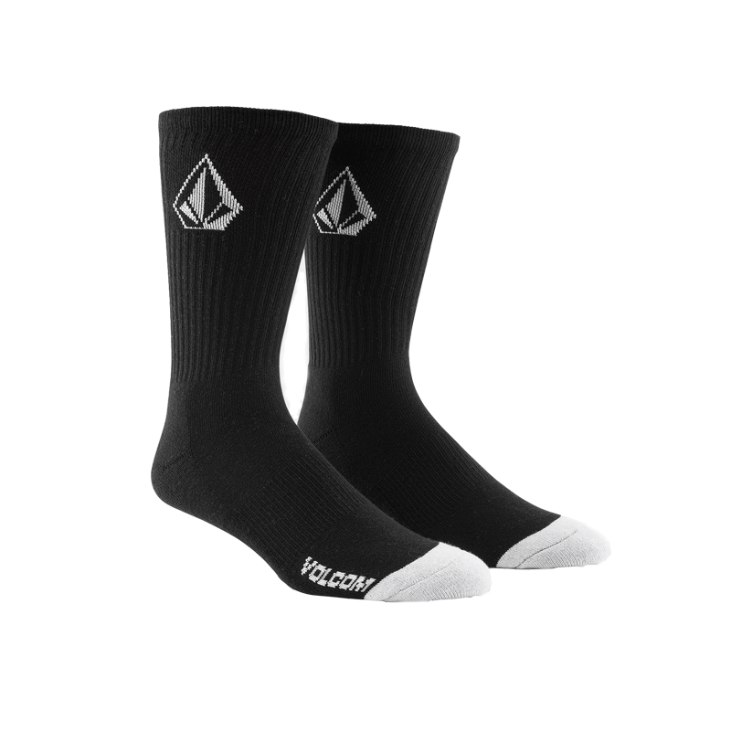 Volcom - Full Stone Crew Sock 3pk - Black
