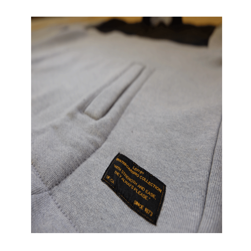 Levis Skateboarding - Skate Quarter Zip 2 - Heather Grey - Magic Toast