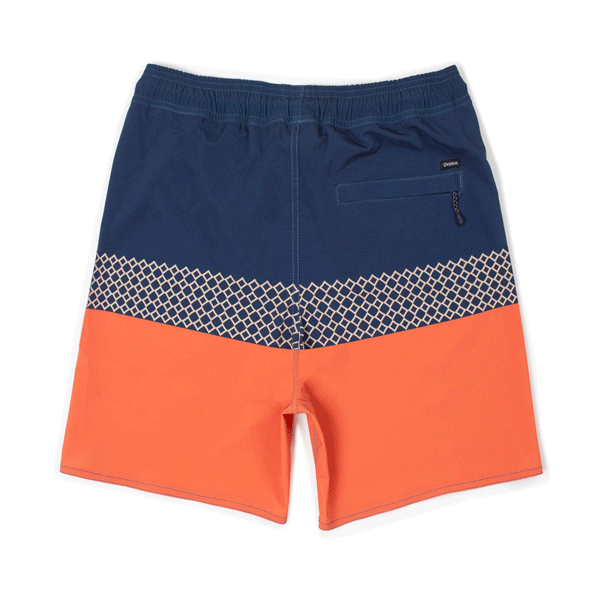 Brixton - Palmas Trunks - Washed Navy/Ginger SALE