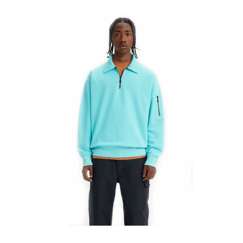 Levi's® Skate - Skate New Quarter Zip - Brillo Azul SALE