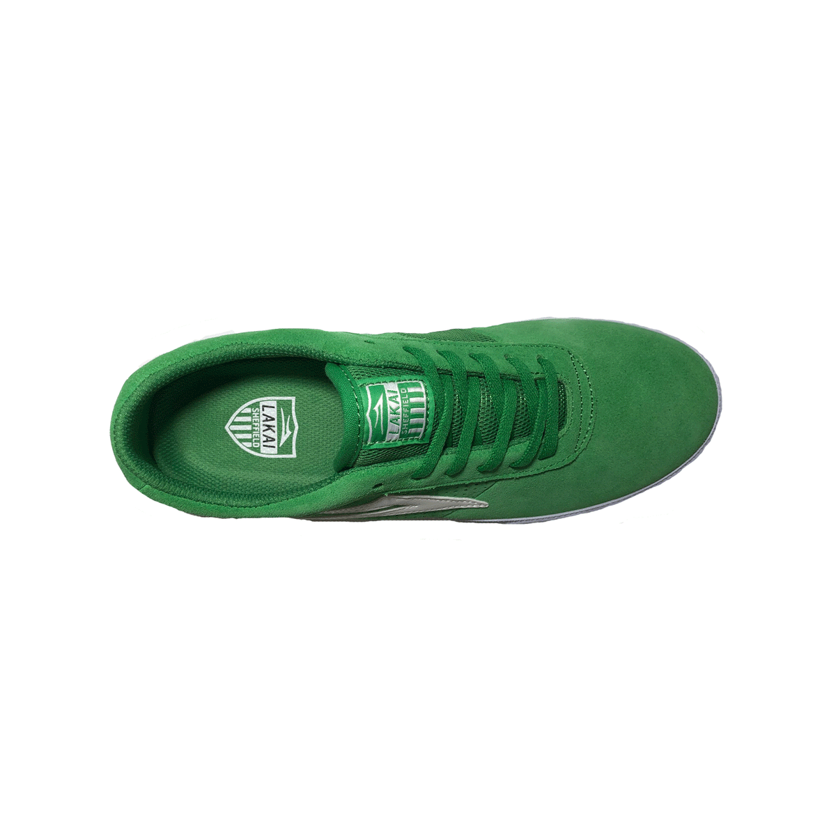 Lakai Sheffield Skate Shoes Green Suede SALE Magic Toast