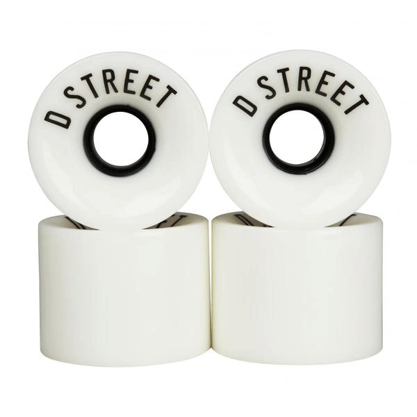 D Street - 59 Cent Skateboard Wheels 59mm 78a - White