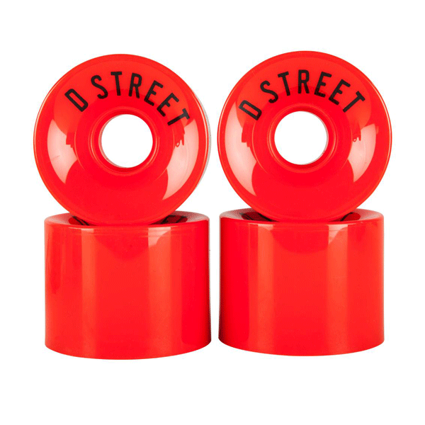 D Street - 59 Cent Wheels 59mm - Red - Magic Toast