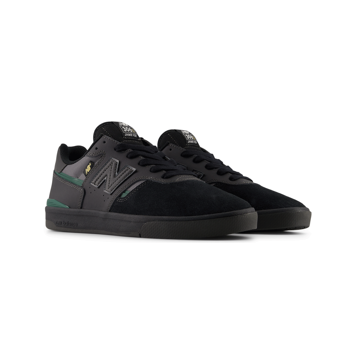 New Balance Numeric - 306 Jamie Foy Cup Shoes - Black/Nightwatch Green