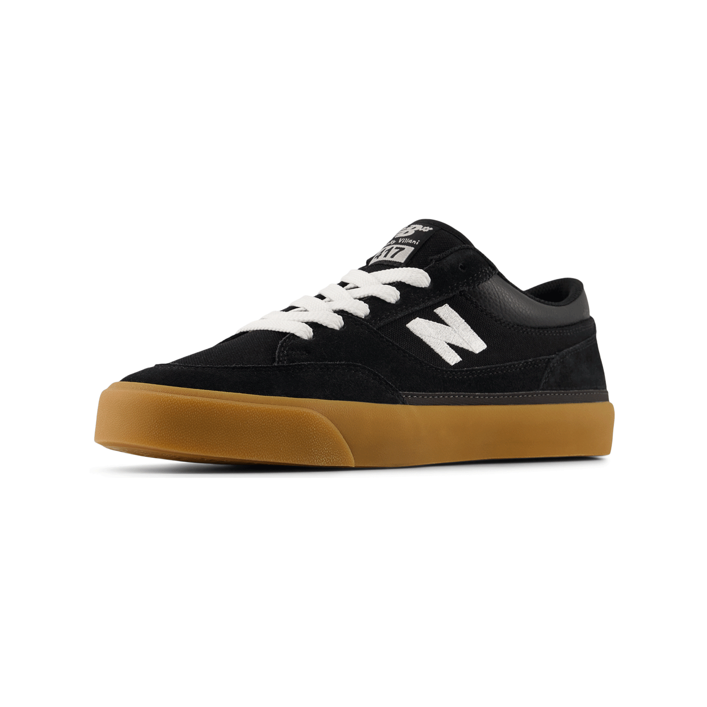 New Balance Numeric - Franky Villani 417 Low Shoes - Black/White/Gum