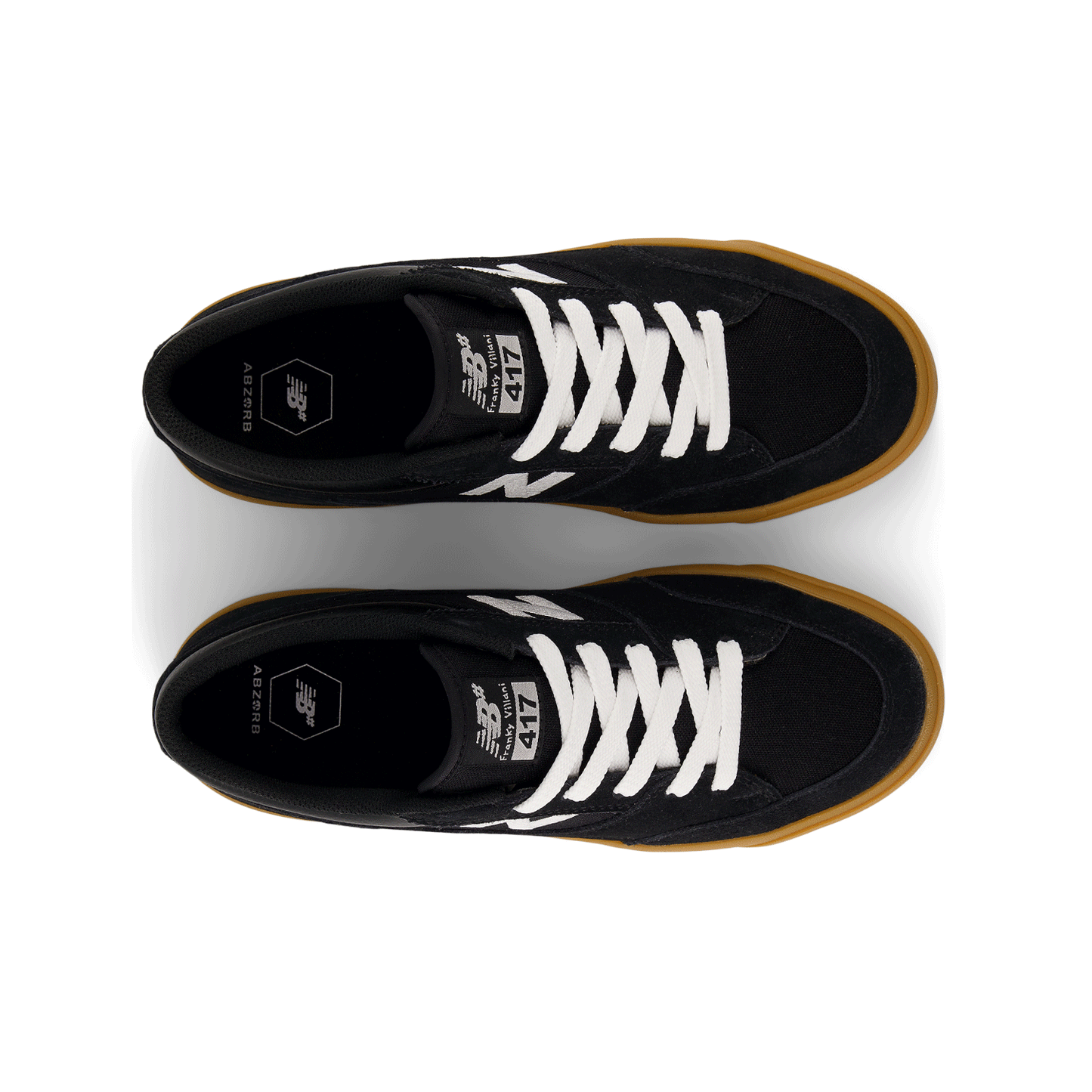New Balance Numeric - Franky Villani 417 Low Shoes - Black/White/Gum
