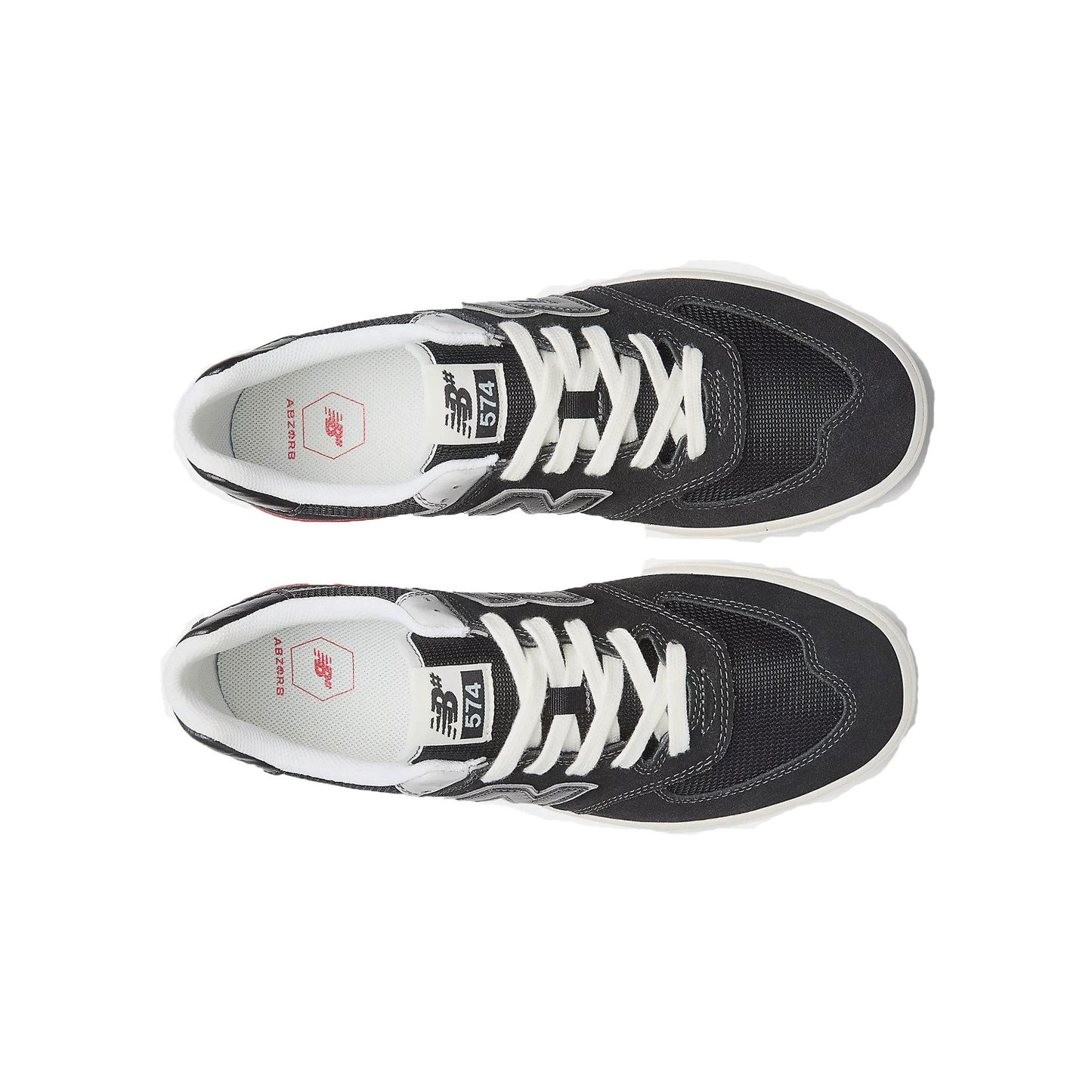 New Balance Numeric - 574 Shoes - Black/White