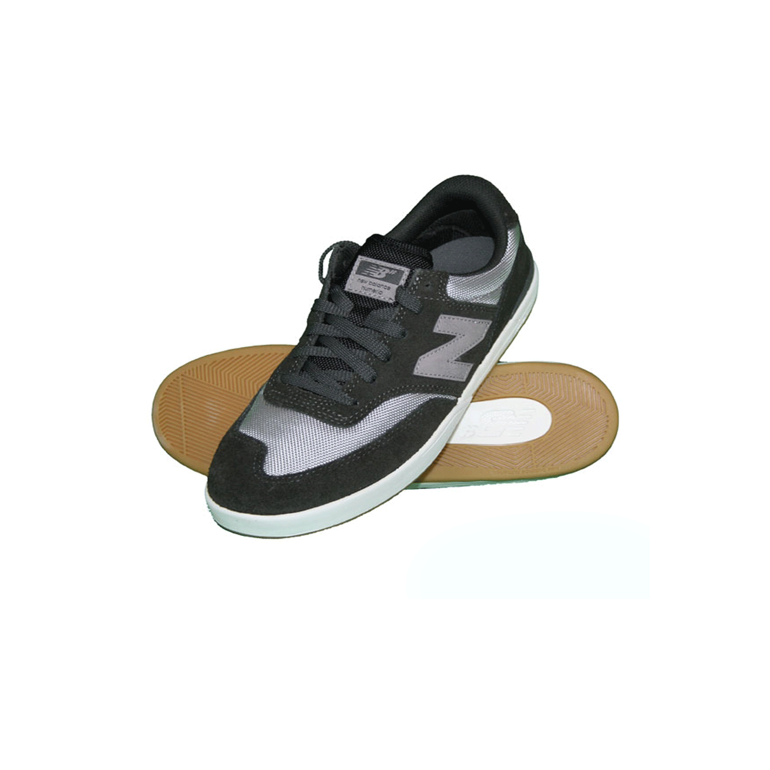 New Balance Numeric Allston 617 Shoes Dark Grey Black Suede Mesh SALE