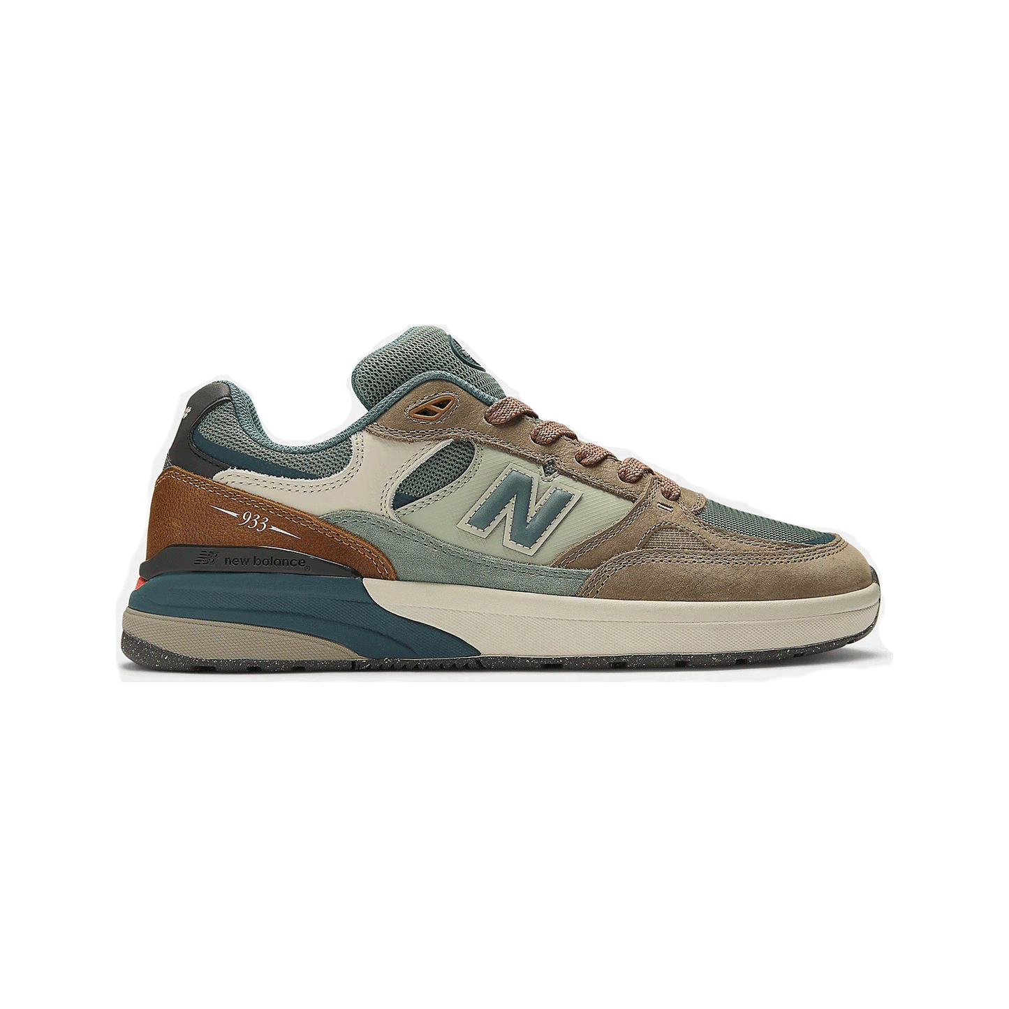 New Balance Numeric - Andrew Reynolds 933 Shoes - Mushroom/New Spruce