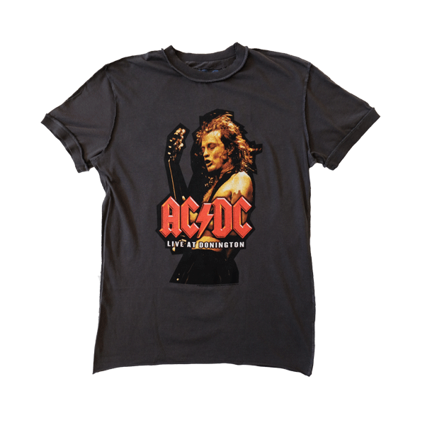Amplified - AC/DC Live At Donnington  T-Shirt - Charcoal