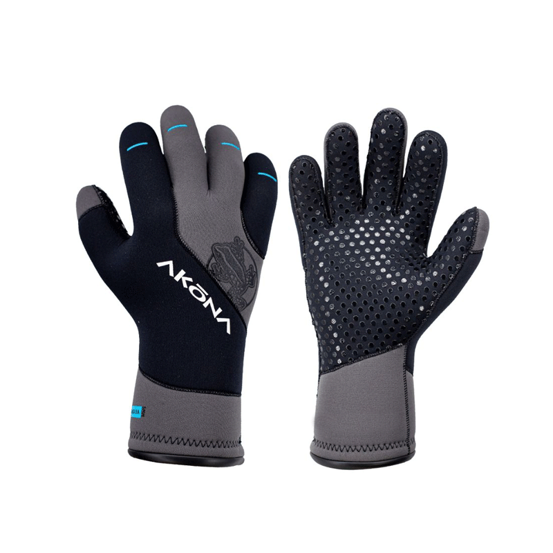 Akona - Antigua 3mm Standard Glove - Black/Grey