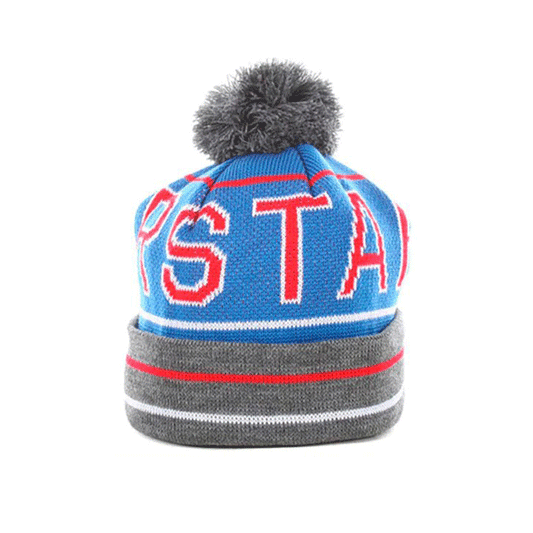 Fourstar - Athletic Block Pom Pom Beanie - Blue