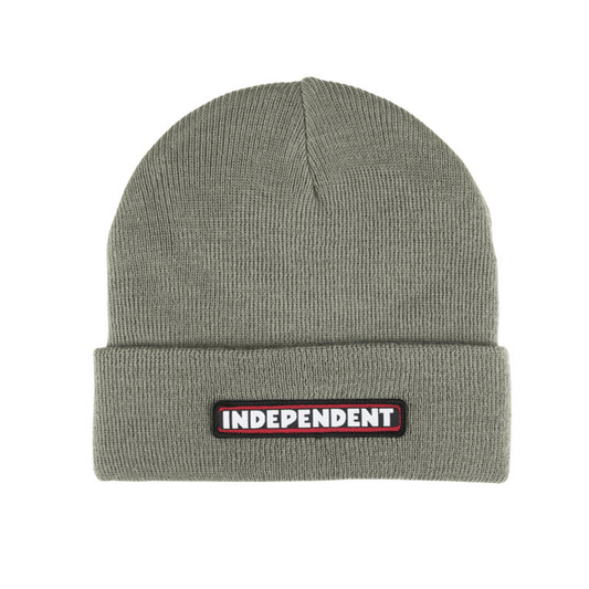 Independent - Bar Logo Beanie - Cement