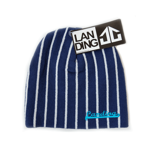 Landing - Baseball Beanie Hat - Blue  SALE