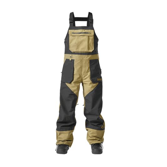 32 (ThirtyTwo) - Basement Bib Pants - Black/Tan SALE