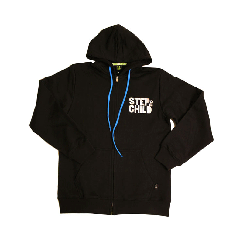 Stepchild Snowboards - Basic Zip Hoodie - Black SALE