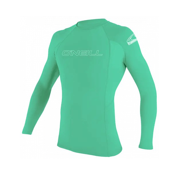 O'Neill - Youth Basic Skins L/S Rash Vest - Light Aqua